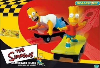 The Simpsons Skateboard Chase
